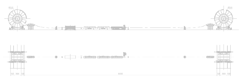 SPV内衬层挤出出产线 SPV表包覆层挤出出产线